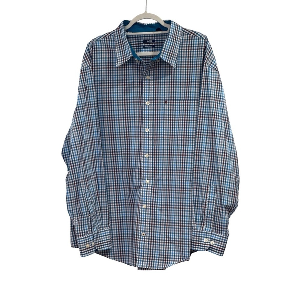 Izod Plaid Button Down Shirt